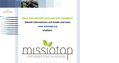 Desktop Screenshot of missiologie.org