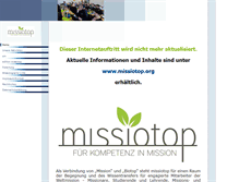 Tablet Screenshot of missiologie.org
