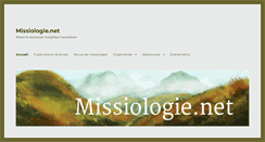 Desktop Screenshot of missiologie.net